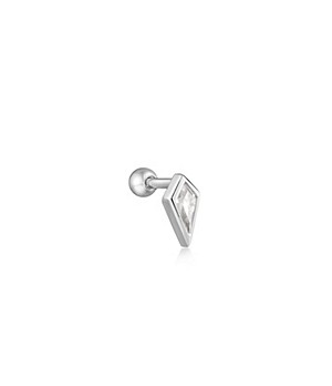ANIA HAIE Sparkle Emblem Single Barbell Earring