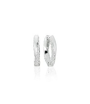 Sif Jakobs Jewellery 925 Sterling Silver White Zirconia Ferrara Earrings