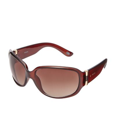 fossil brown sunglasses