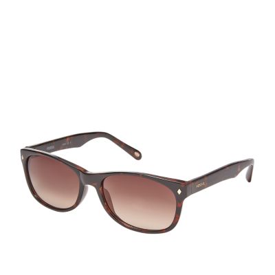 Fossil women's cat eye cheap wayfarer sunglasses