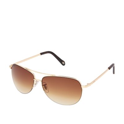 fossil aviator sunglasses