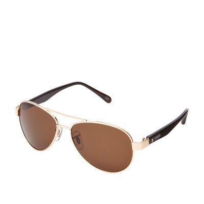 Fossil women's deals aviator sunglasses