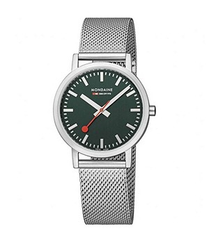 Mondaine Classic Quartz Silver Stainless Steel Watch