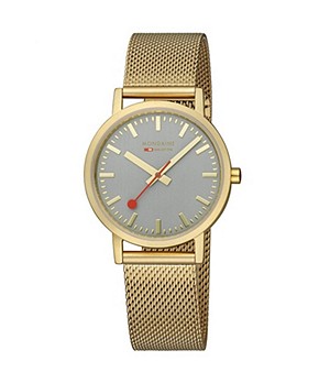 Mondaine Classic Quartz Gold Stainless Steel Watch
