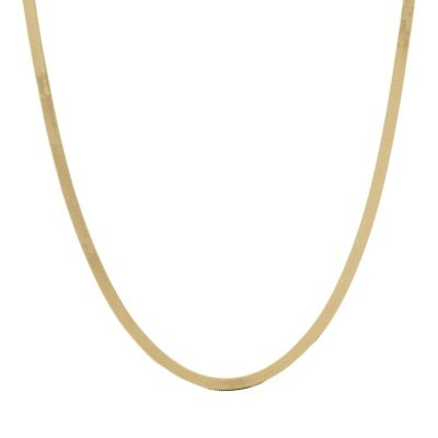 ETRUSCA GIOIELLI Or plaqué 18KT Collier De Chaîne Flexible Et Fermeture D'Effet Martelé
