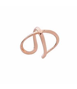 Ivy Rose Gold Brass Infinity Ring