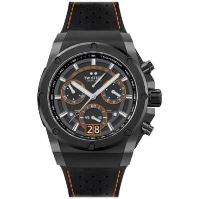 TW Steel Ace Quartz Black Plated Stainless Steel Mens Watch