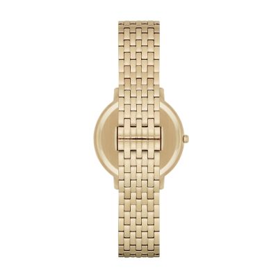 Gold ea7 watch hot sale