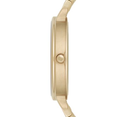 Emporio Armani Women s Two Hand Gold Tone Stainless Steel Watch