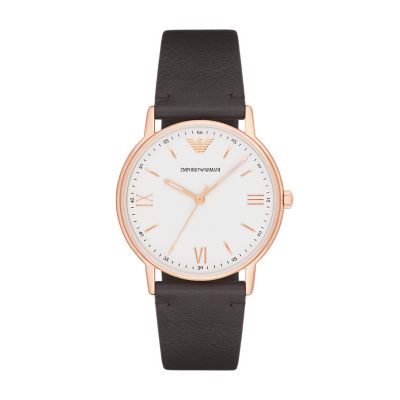 Rose gold clearance armani watch mens