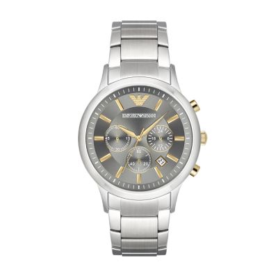 Emporio Armani Chronograph Black Steel Watch - Watch AR11275 - Station