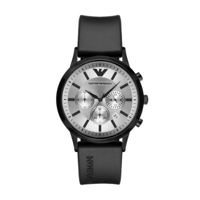 armani watch rubber strap