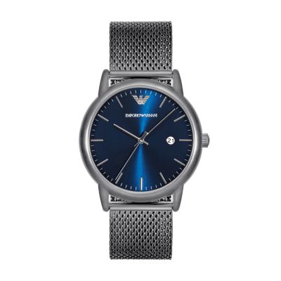 armani watch mesh