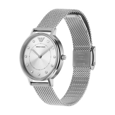 Emporio Armani Women s Two Hand Stainless Steel Watch AR11128