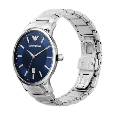 Emporio Armani Men s Three Hand Date Steel Watch AR11180 Watch