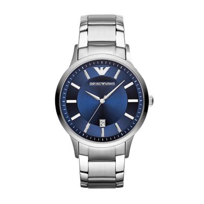 Emporio Armani Men's Three-Hand Date Stainless Steel Watch - AR11180 - Watch  Station