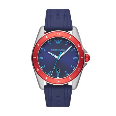 emporio armani silicone watch