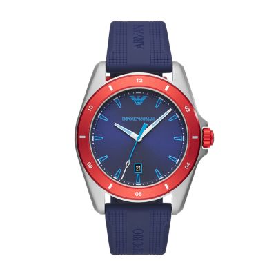 armani silicone watch