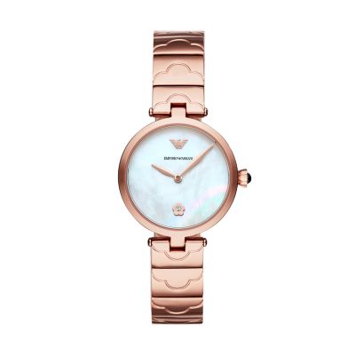 womens gold armani watch