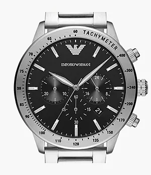 Emporio Armani Men's Chronograph Steel Watch