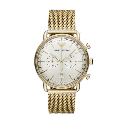armani chronograph watch