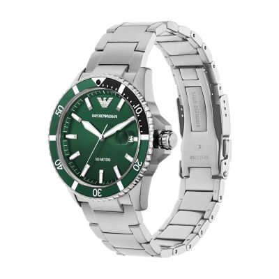 メーカー直売 - 人気ランキング Emporio Armani World Explorer Three-Hand Date Stainless その他