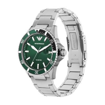 Watch Station Watch - Date Emporio Three-Hand Stainless - Armani AR11338 Steel