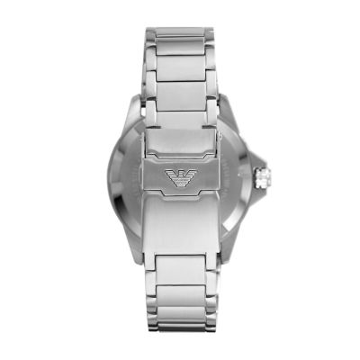 Emporio Armani Three-Hand Date Stainless Steel Watch - AR11339