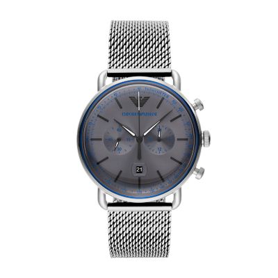 Emporio Armani Chronograph Stainless Steel Watch - AR11383 - Watch Station