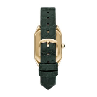 Emporio Armani Two-Hand Green Leather Watch - AR11399 - Watch Station