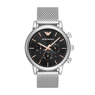 Emporio Armani Uhr Chronograph Edelstahl AR11429 Watch Station