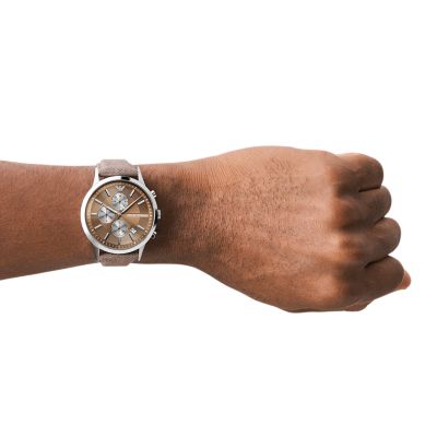 Station - Chronograph Gray Emporio AR11456 - Watch Armani Fabric Watch