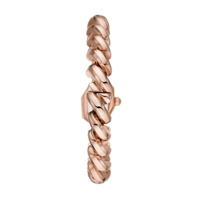 Emporio Armani Two-Hand Rose Gold Stainless Steel Watch - AR11479 