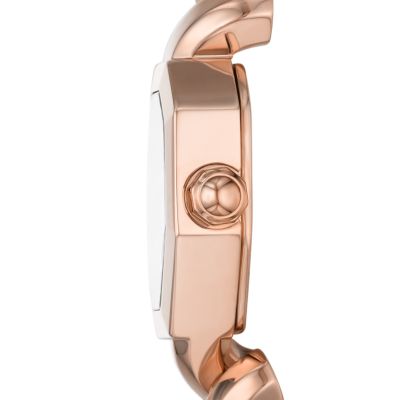 Emporio Armani Two-Hand Rose Gold Stainless Steel Watch - AR11479 