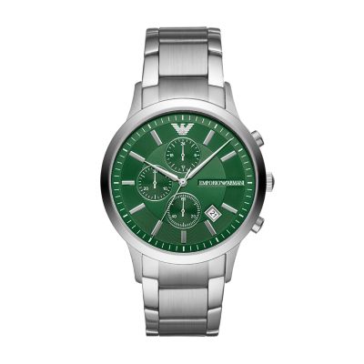 Watch Stainless - Emporio Steel Station Chronograph - AR11507 Watch Armani