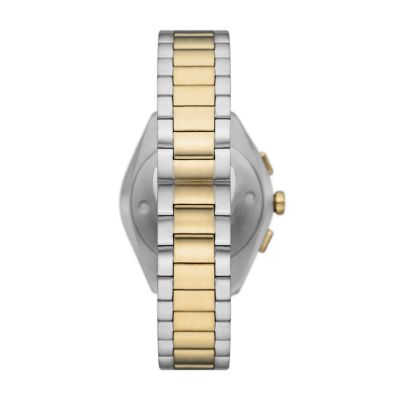 Emporio Armani Chronograph Two-Tone Stainless Steel Watch