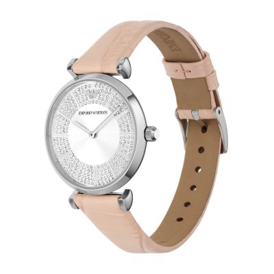 Pink armani outlet watch