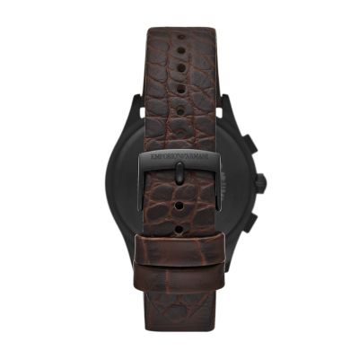 Emporio Armani Chronograph Brown Leather Watch AR11549 Watch