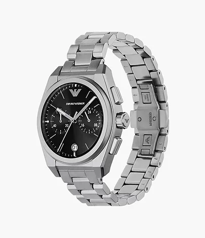 Watch Station AR11560 Emporio Stainless Armani - Watch Chronograph Steel -