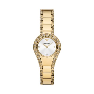 Gold-Tone Two-Hand Stainless Steel AR11574 Watch - Watch - Armani Station Emporio