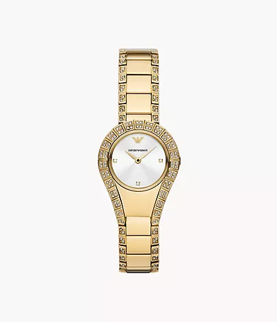 Emporio Armani Two-Hand Gold-Tone Stainless Steel Watch - AR11574 - Watch  Station
