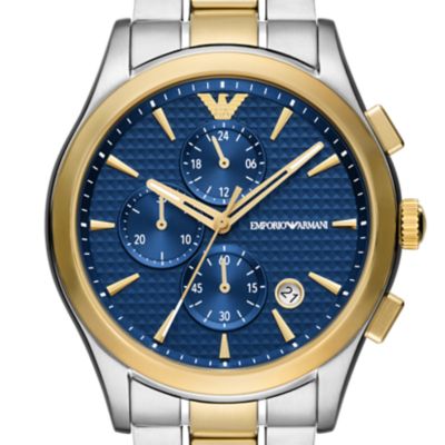Emporio Armani Chronograph Two-Tone Stainless Steel Watch