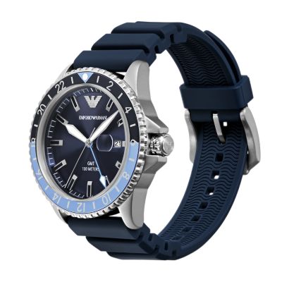 Emporio armani discount watch set time