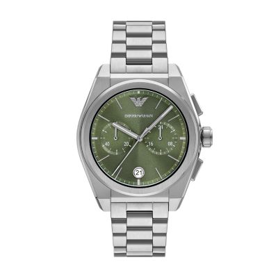 Montre Emporio Armani chronographe en acier inoxydable AR11640 Watch Station