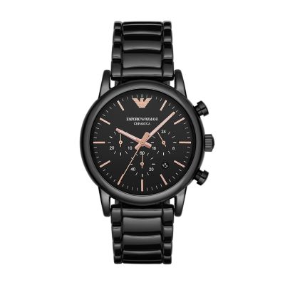 Emporio Armani Men s Chronograph Black Ceramic Watch AR1509