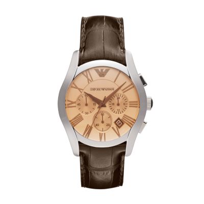 Emporio Armani Men's Chronograph Brown 