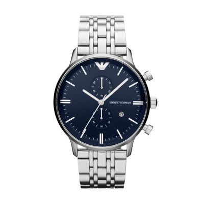 Emporio Armani Men's Two-Hand Stainless Steel Watch - AR1648 