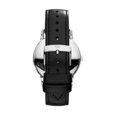 Emporio armani ar1692 leather strap clearance watch