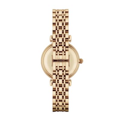 Emporio Armani Women s Two Hand Gold Tone Steel Watch AR1907 Watch Station