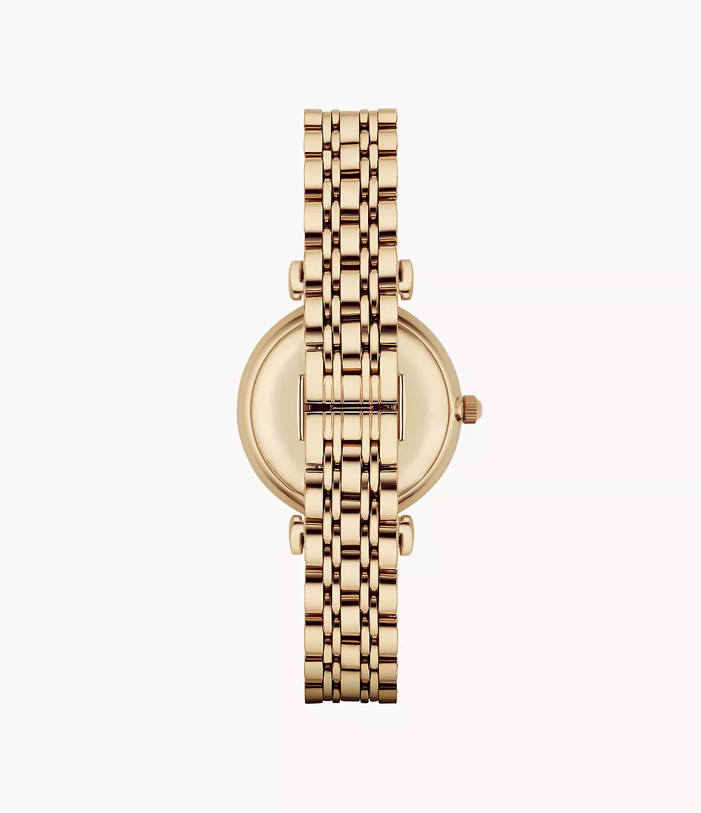 Emporio Armani Women's Two-Hand Gold-Tone Stainless Steel Watch - AR1907 - Watch Station
